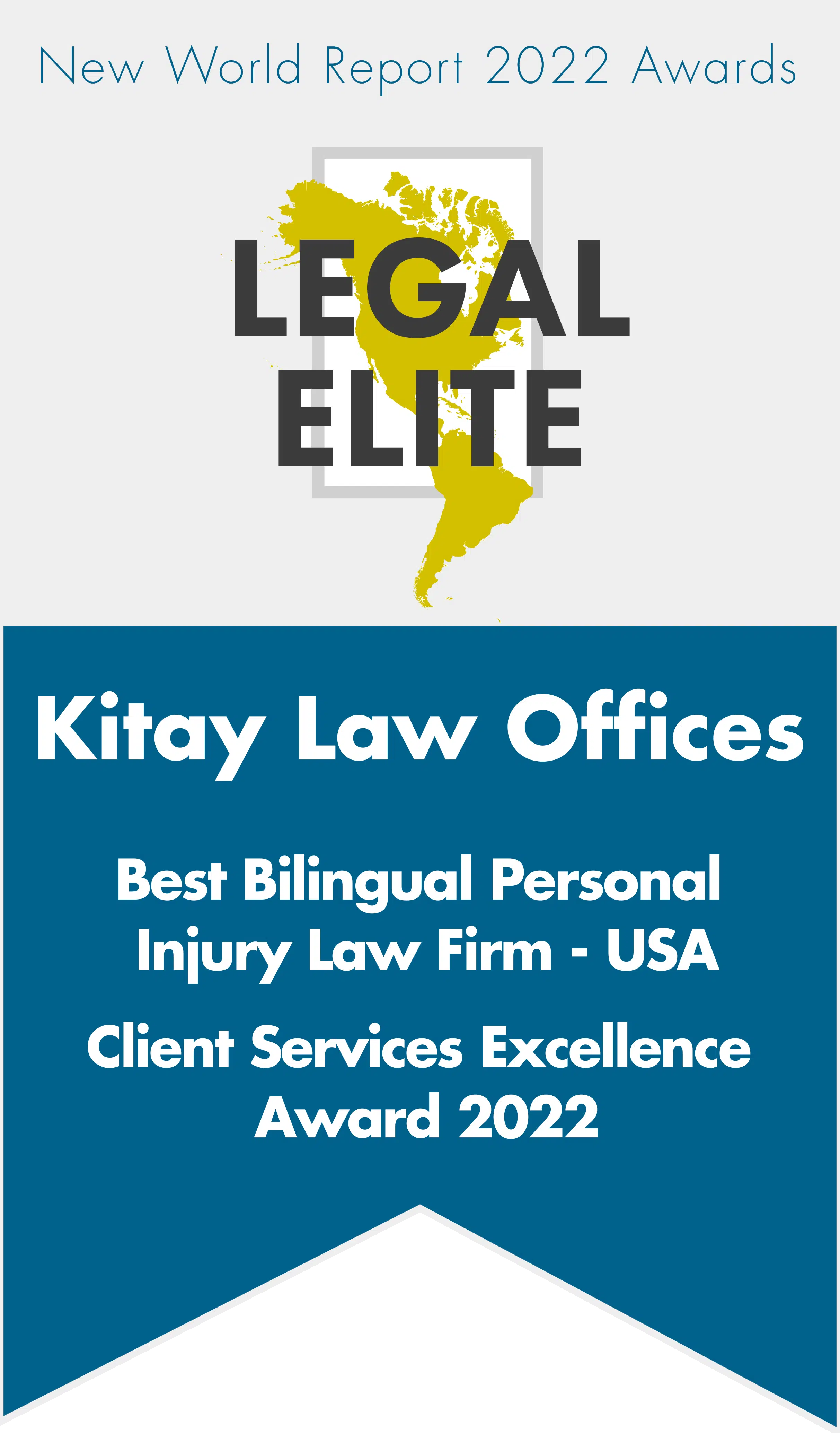 Kitay Law Offices Legal Elite Award 2022